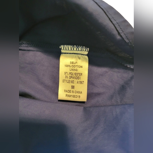 Day + Moon Blue Flutter Sleeve Ruffled Blouse - Picture 9 of 9